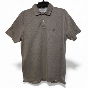NWT Men's Chaps Seacoast Wash Polo, Gray Textured, Size Medium
